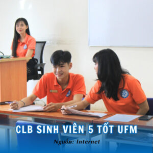 Áo CLB Sinh viên 5 Tốt UFM tươi trẻ, tràn đầy sức sống