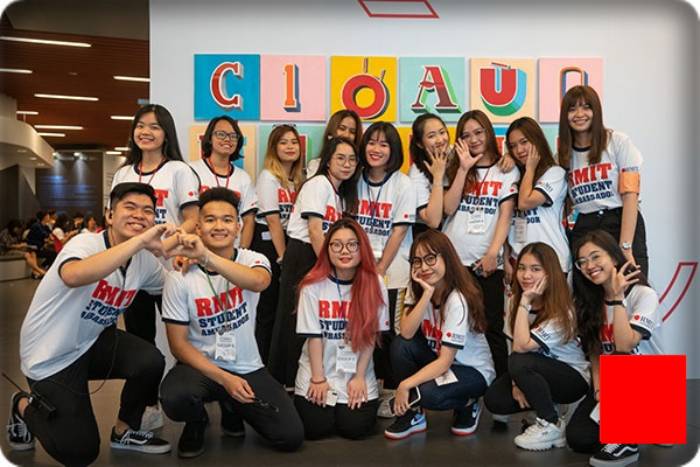 Áo thun đại học RMIT thiết kế form basic đơn giản