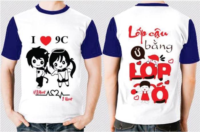 Logo đồng phục lớp cute thiết kế trẻ trung