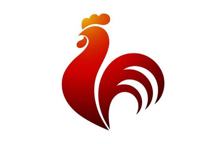 Hình gà con thiết kế basic đậm nét thanh lịch