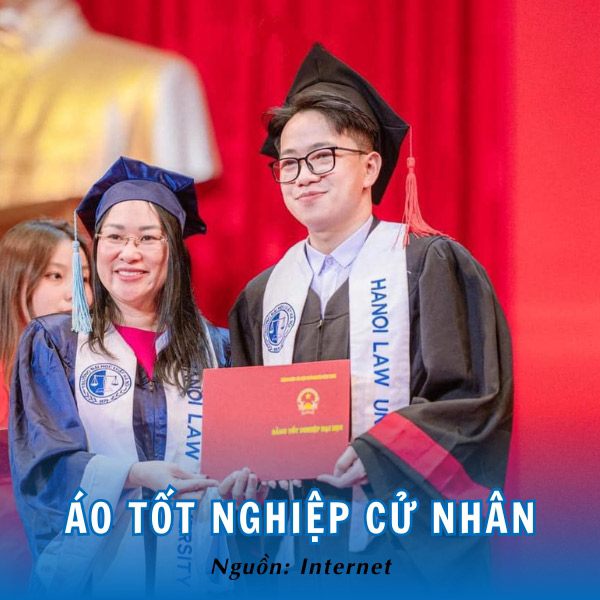Mẫu áo đồng phục tốt nghiệp HLU thanh lịch, hiện đại