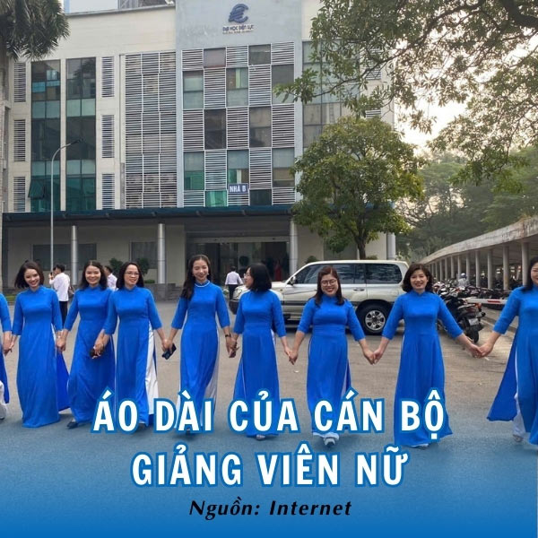Đồng phục áo dài cho giảng viên nữ trường EPU