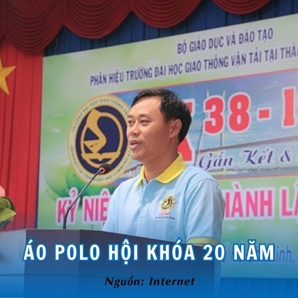 Áo đồng phục hội khoá 20 năm ĐHGTVT
