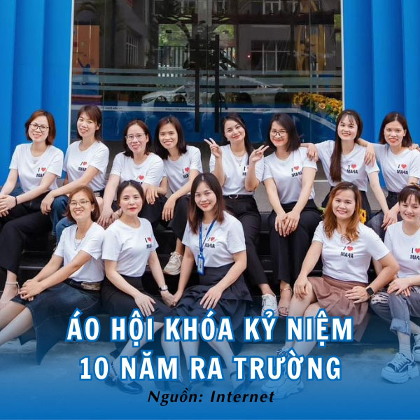 Áo hội khóa kỷ niệm 10 năm ra trường của trường đại học UNETI 
