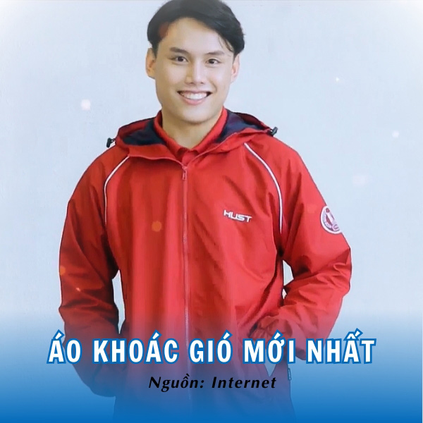 Mẫu áo khoác gió đồng phục mới nhất ĐH Bách Khoa