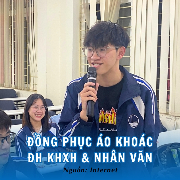 Áo khoác đồng phục trường Đại học Khoa học Xã hội và Nhân văn
