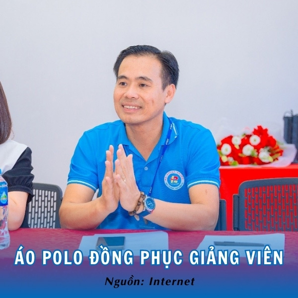 Áo polo đồng phục giảng viên THP trang nhã, trẻ trung