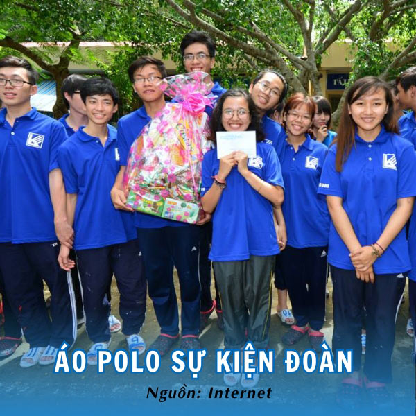 Áo polo với màu xanh dương thể hiện giấc mơ, hoài bão và tương lai đầy hứa hẹn