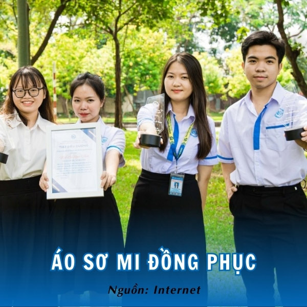 Mẫu đồng phục áo sơ mi thanh lịch của sinh viên UEL
