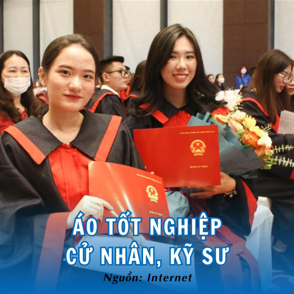 Áo tốt nghiệp Cử nhân, Kỹ sư trường EPU Hà Nội