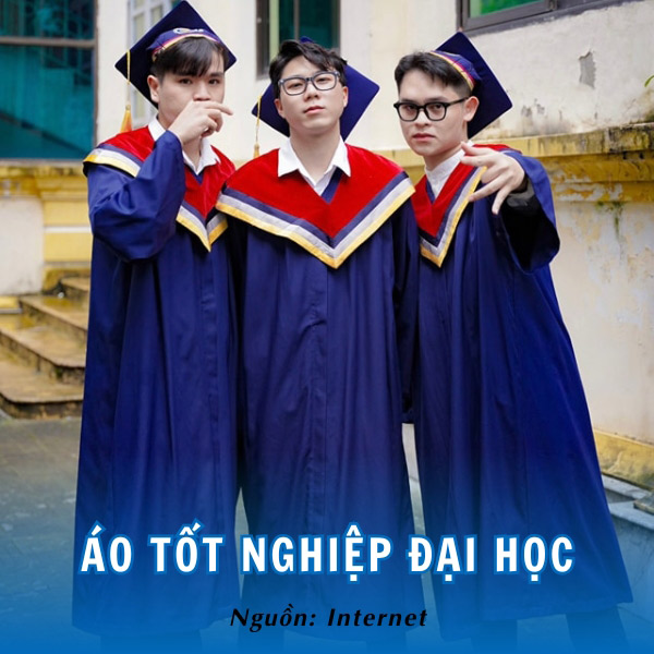 Áo tốt nghiệp Đại học trang trọng cho sinh viên UTC