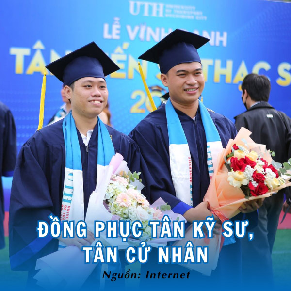 Áo tân cử nhân UTH thời thượng, trang nhã