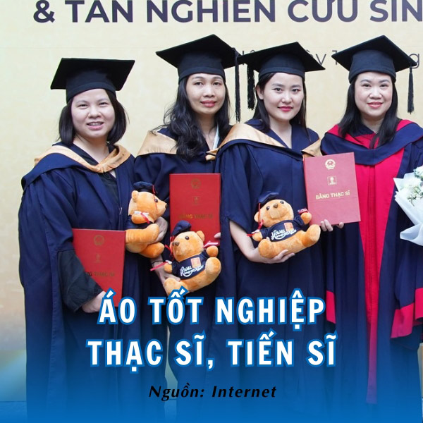 Áo tốt nghiệp đồng phục của Thạc sĩ, Tiến Sĩ HANU
