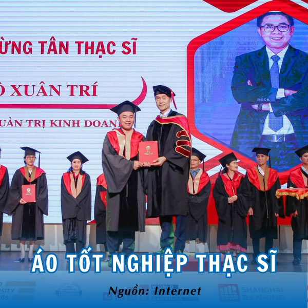 Áo đồng phục tốt nghiệp hệ Thạc sĩ trường EPU