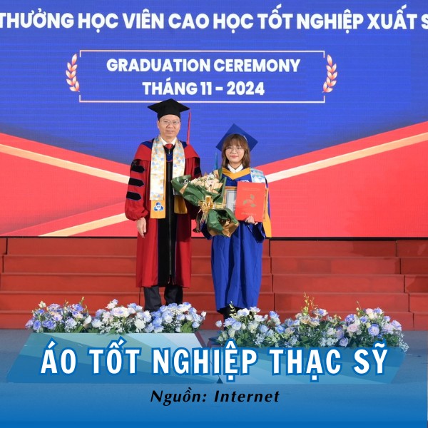 Áo tốt nghiệp Thạc sĩ tại trường Bách Khoa TPHCM