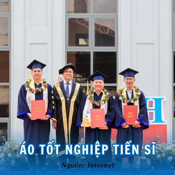 Áo tốt nghiệp hệ Tiến sĩ mang đậm nét đẹp tri thức