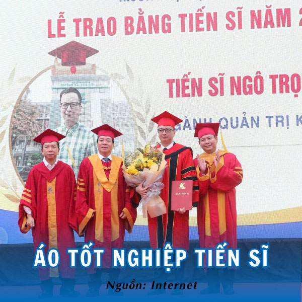 Đồng phục tốt nghiệp Tiến sĩ trường ĐH Điện lực