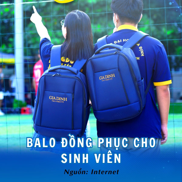Balo đồng phục GDU tone sur tone với thiết kế áo polo