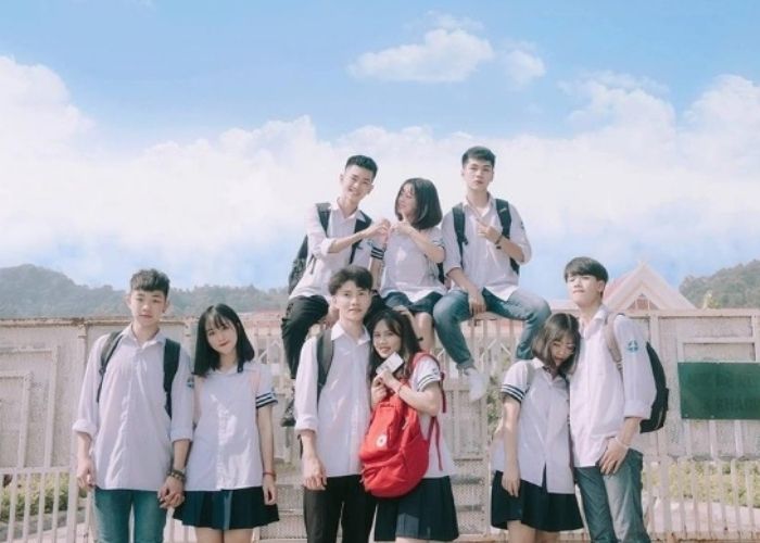 Bộ ảnh kỷ yếu của học sinh cấp 2