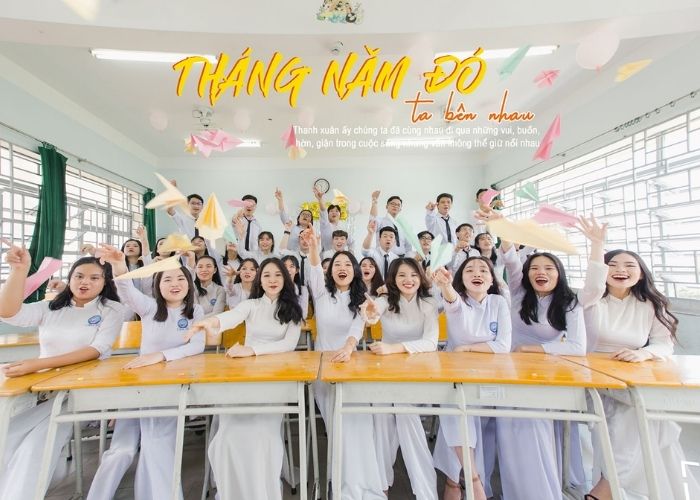Hình ảnh lưu lại kỷ niệm đẹp đầy năng động và nhiệt huyết dưới mái trường