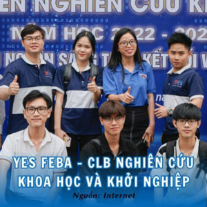 Mẫu áo đồng phục YES FEBA - CLB nghiên cứu khoa học và khởi nghiệp sáng tạo, trẻ trung
