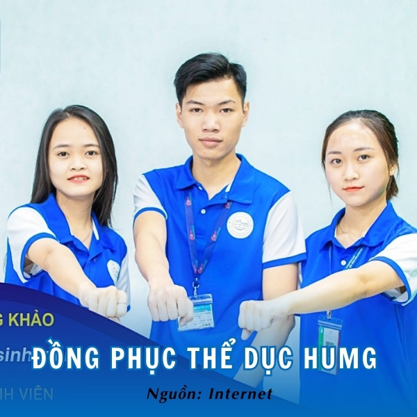 Áo đồng phục thể chất Đại học Mỏ Địa Chất hiện đại, năng động