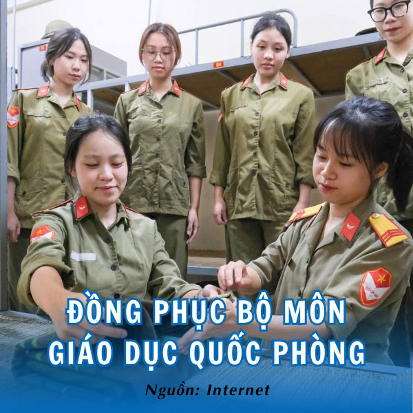 Đồng phục bộ môn Giáo dục Quốc phòng