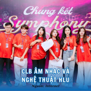 Áo thun đồng phục cổ tròn CLB Âm nhạc và Nghệ thuật HLU