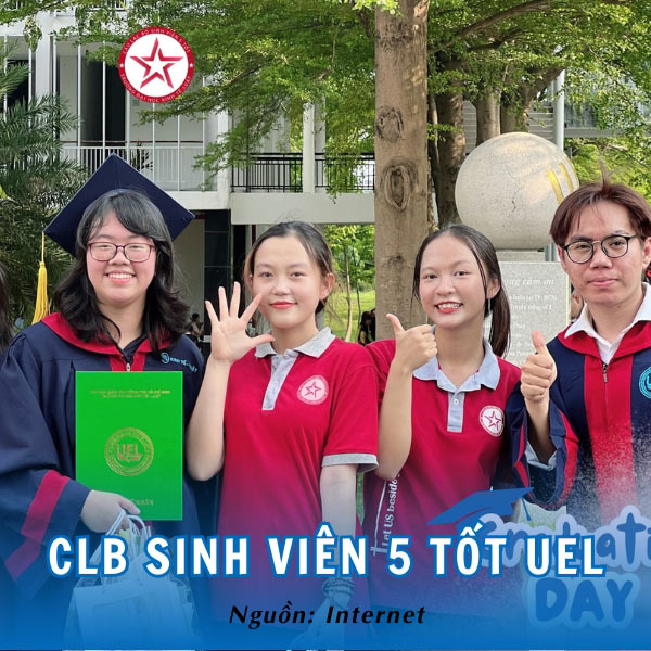 Áo polo 2 màu đỏ - trắng của CLB Sinh viên 5 Tốt UEL