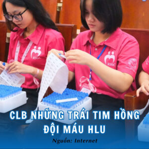 Áo đồng phục CLB Những trái tim hồng - Đội Máu HLU