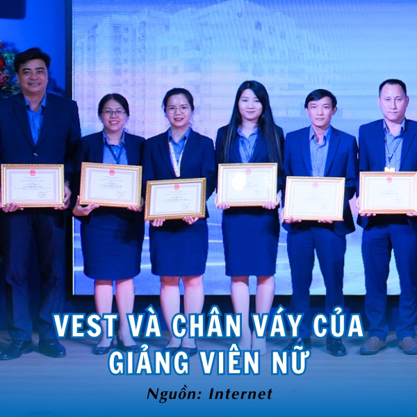 Đồng phục của giảng viên nữ thanh lịch và hiện đại