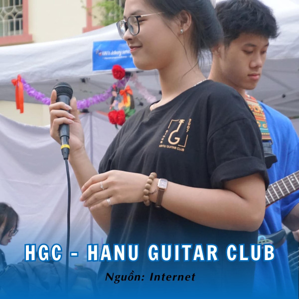 Mẫu áo thu basic của câu lạc bộ Guitar đại học Hanu