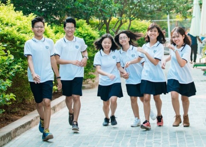 Mẫu áo trường Lương Thế Vinh thiết kế mang phong cách hiện đại