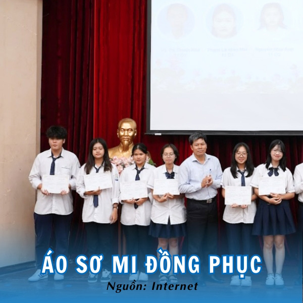 Áo sơ mi đồng phục trường chuyên Sư phạm Hà Nội