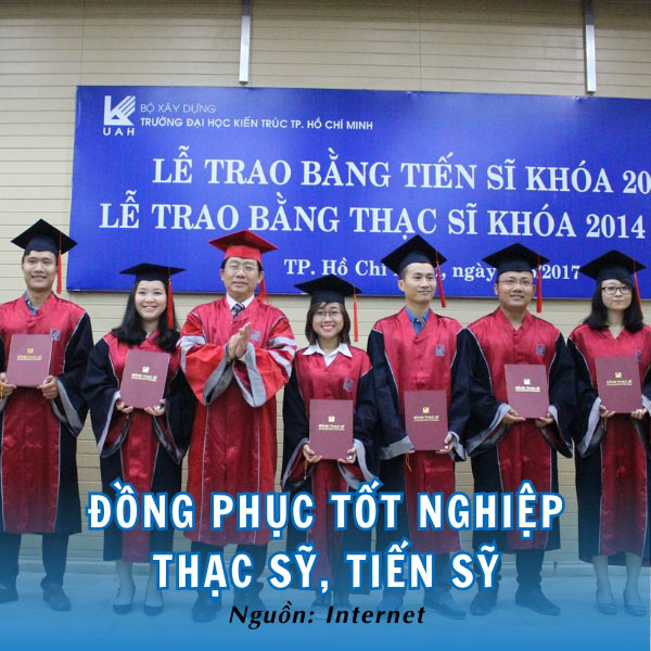 Lễ phục tốt nghiệp Thạc sỹ, Tiến sỹ được may cách tân