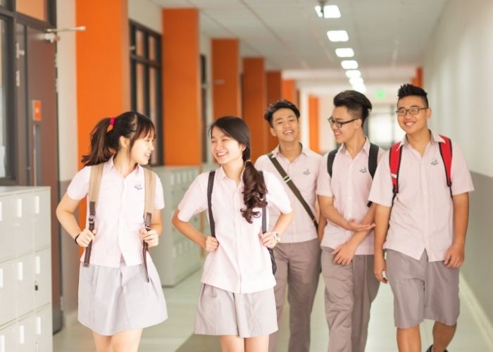 Trang phục trường quốc tế Singapore Đà Năng với thiết kế nhẹ nhàng, thanh lịch