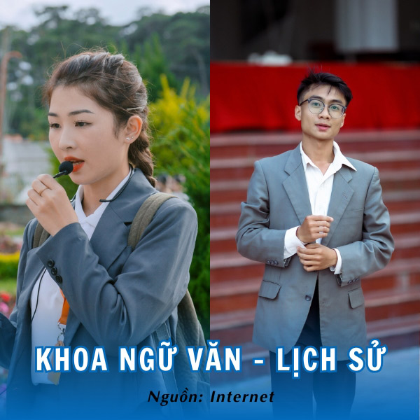 Áo vest xám đồng phục khoa Ngữ Văn- Lịch sử của sinh viên DLU