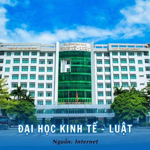 Toàn cảnh trường Đại học Kinh tế Luật TP.HCM (UEL)