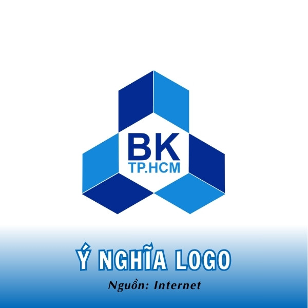 Logo trường HCMUT đơn giản nhưng đầy ý nghĩa