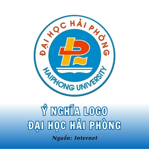 Logo Đại học Hải Phòng thể hiện khát vọng phát triển và bền vững