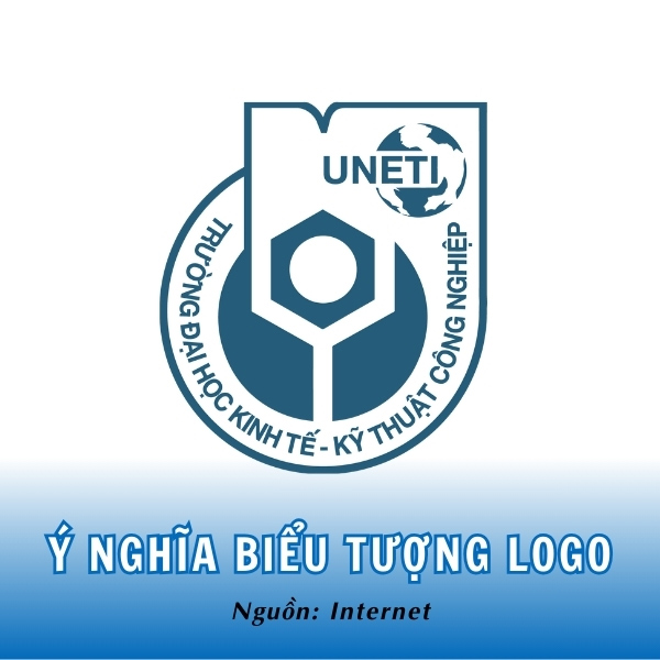 Ý nghĩa đặc biệt trong logo trường ĐH Kinh tế - Kỹ thuật Công nghiệp 