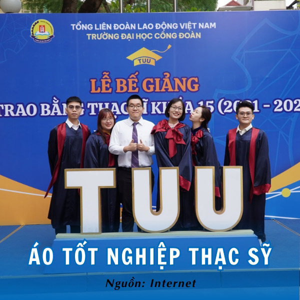 Đồng phục tốt nghiệp thạc sĩ đại học Công Đoàn