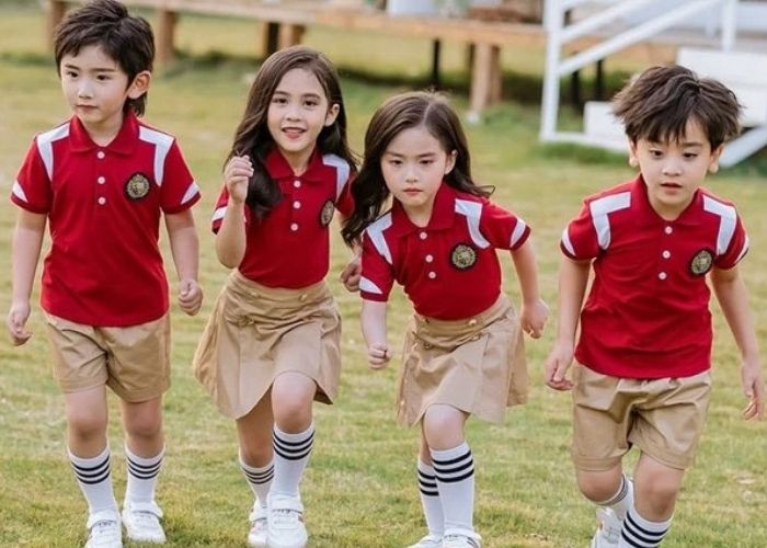 Đồng phục học sinh mẫu giáo tạo sự bình đẳng giữa các bạn học sinh