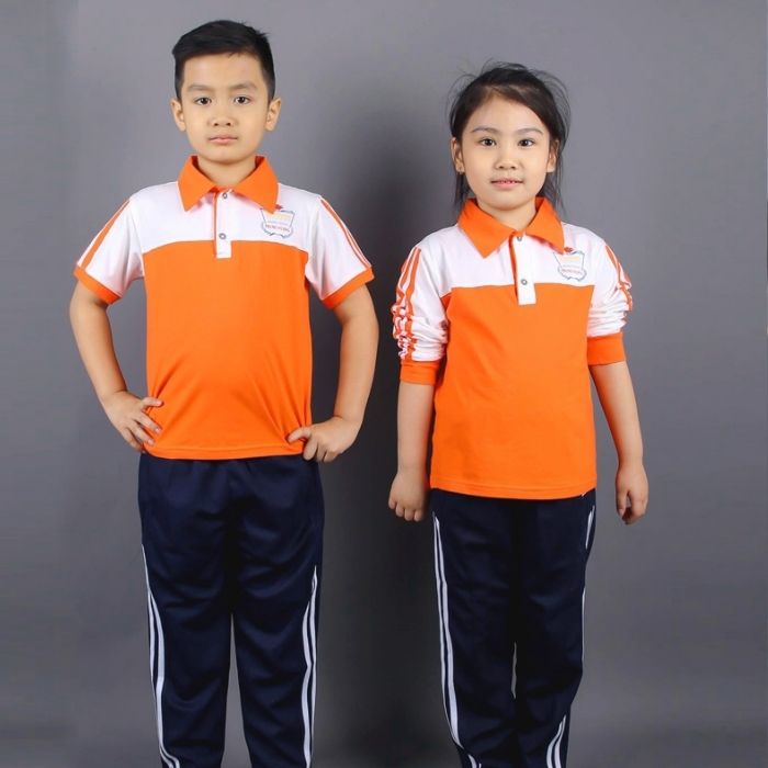 Bộ quần áo thể dục được thiết kế với màu sắc nổi bật