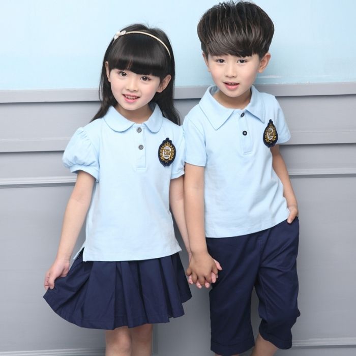 Trang phục học sinh tiểu học thiết kế hiện đại, dễ thương