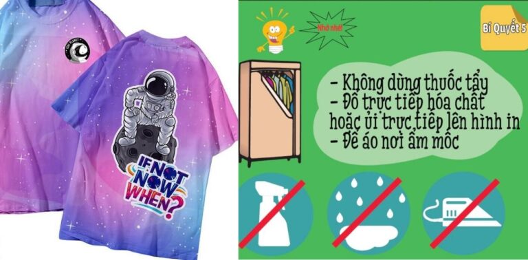 Cách gỡ hình in trên áo bị dính vào nhau đơn giản, nhanh chóng