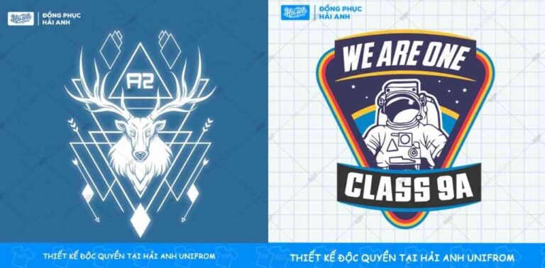 99+ Mẫu logo áo lớp hình tam giác thiết kế độc đáo, nổi bật