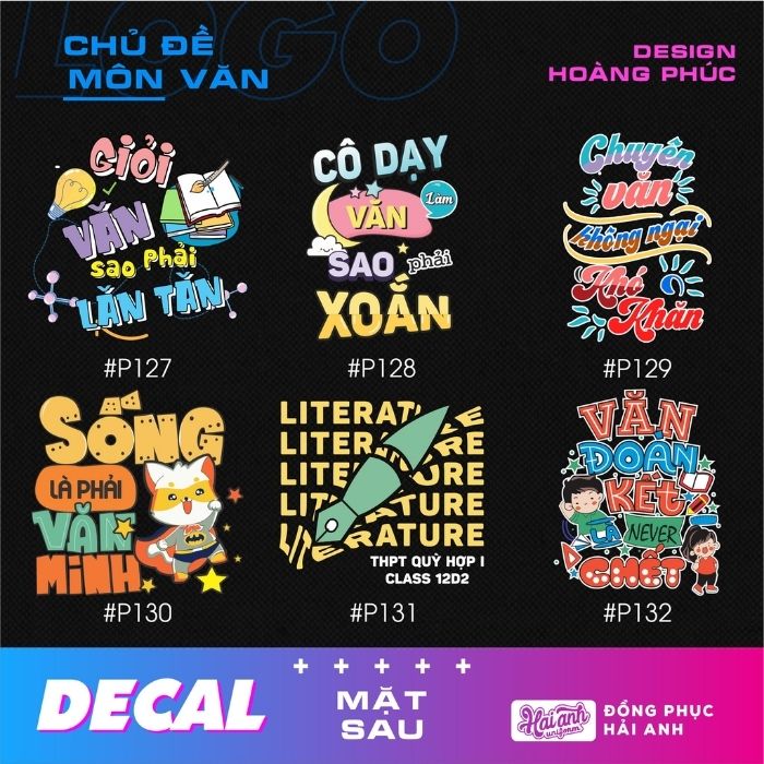 Các mẫu logo đẹp dành cho dân chuyên Văn