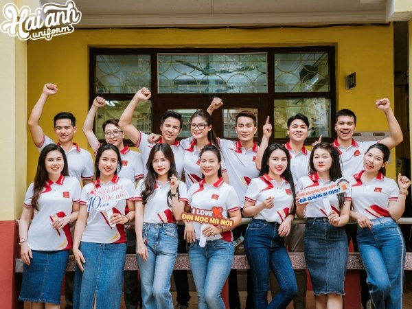Áo họp lớp Đại học Hà Nội thanh lịch, hiện đại