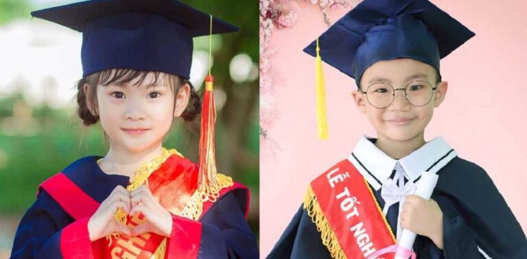 Những bộ quần áo cử nhân mẫu giáo đẹp nhất tại Đồng Phục Hải Anh